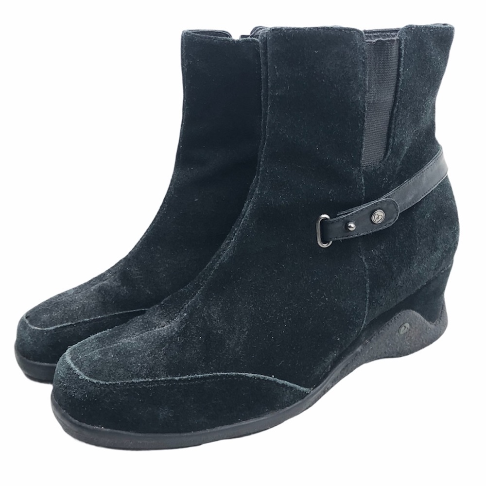 Blondo Canada AquaProtect Wedge Suede Booties